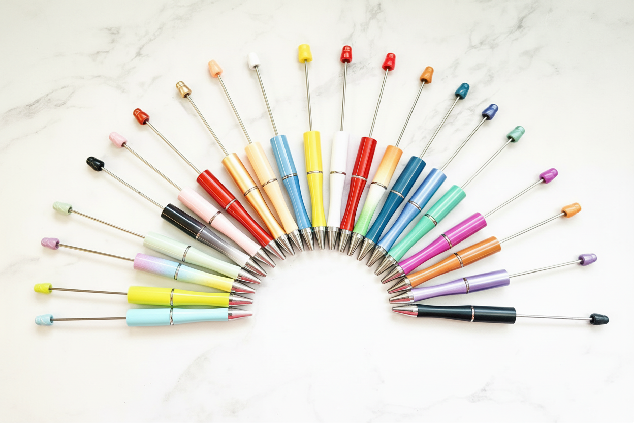 Beadable Pen Colour Mix – 10 Pack