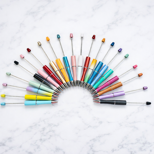 Beadable Pen Colour Mix – 10 Pack